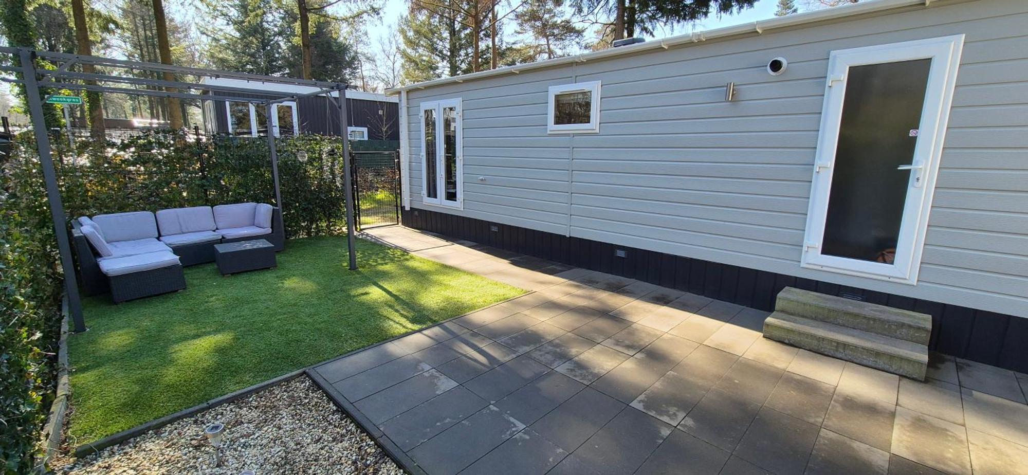 Het Veluwse Boshuisje Knus Chalet Met Omheinde Tuin Op De Veluwe Hoenderloo Extérieur photo