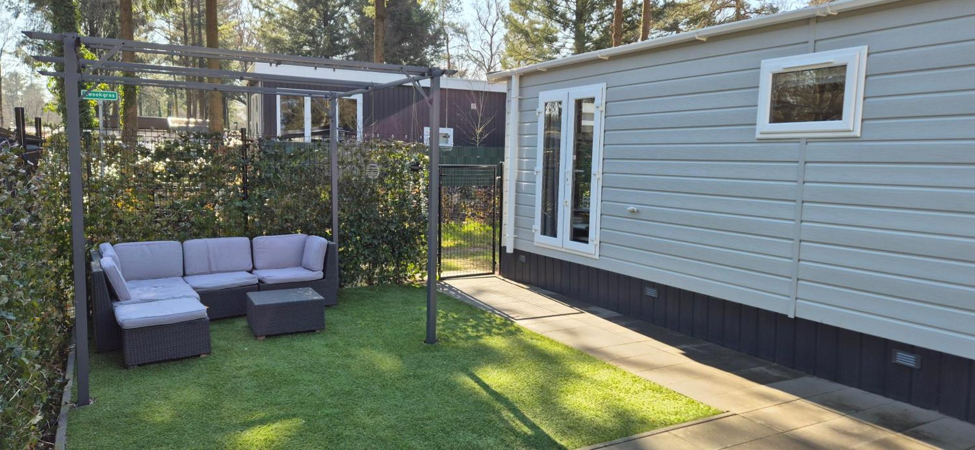 Het Veluwse Boshuisje Knus Chalet Met Omheinde Tuin Op De Veluwe Hoenderloo Extérieur photo